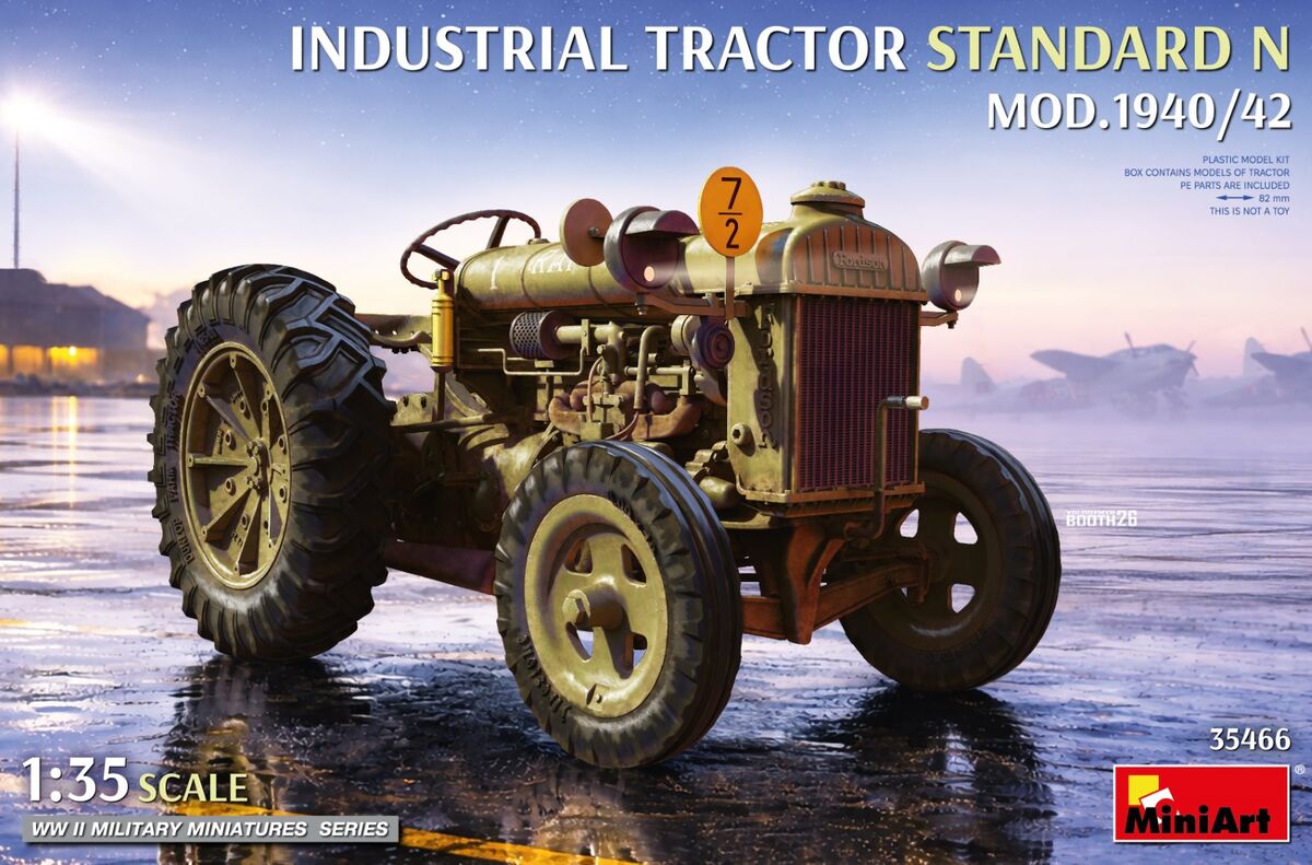 Miniart 35466 Standard N Industrial Tractor Mod.1940/42