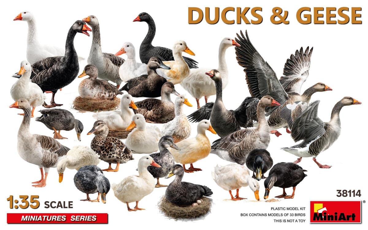 Miniart 38114 Ducks and geese