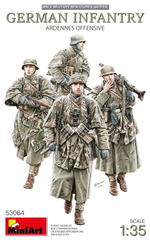 MiniArt 53064 German Infantry Ardennes Offensive 1944/1945 (4 Figures)