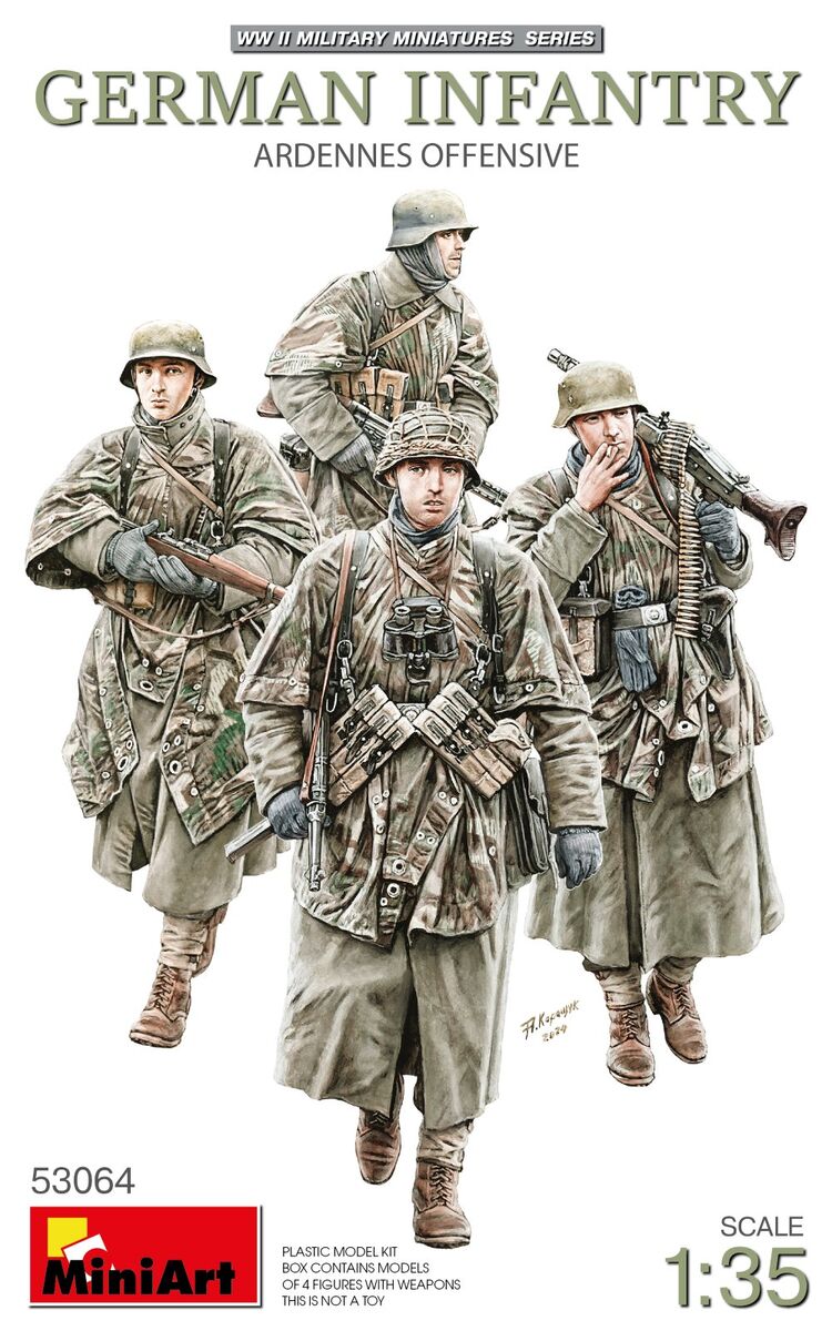 MiniArt 53064 German Infantry Ardennes Offensive 1944/1945 (4 Figures)