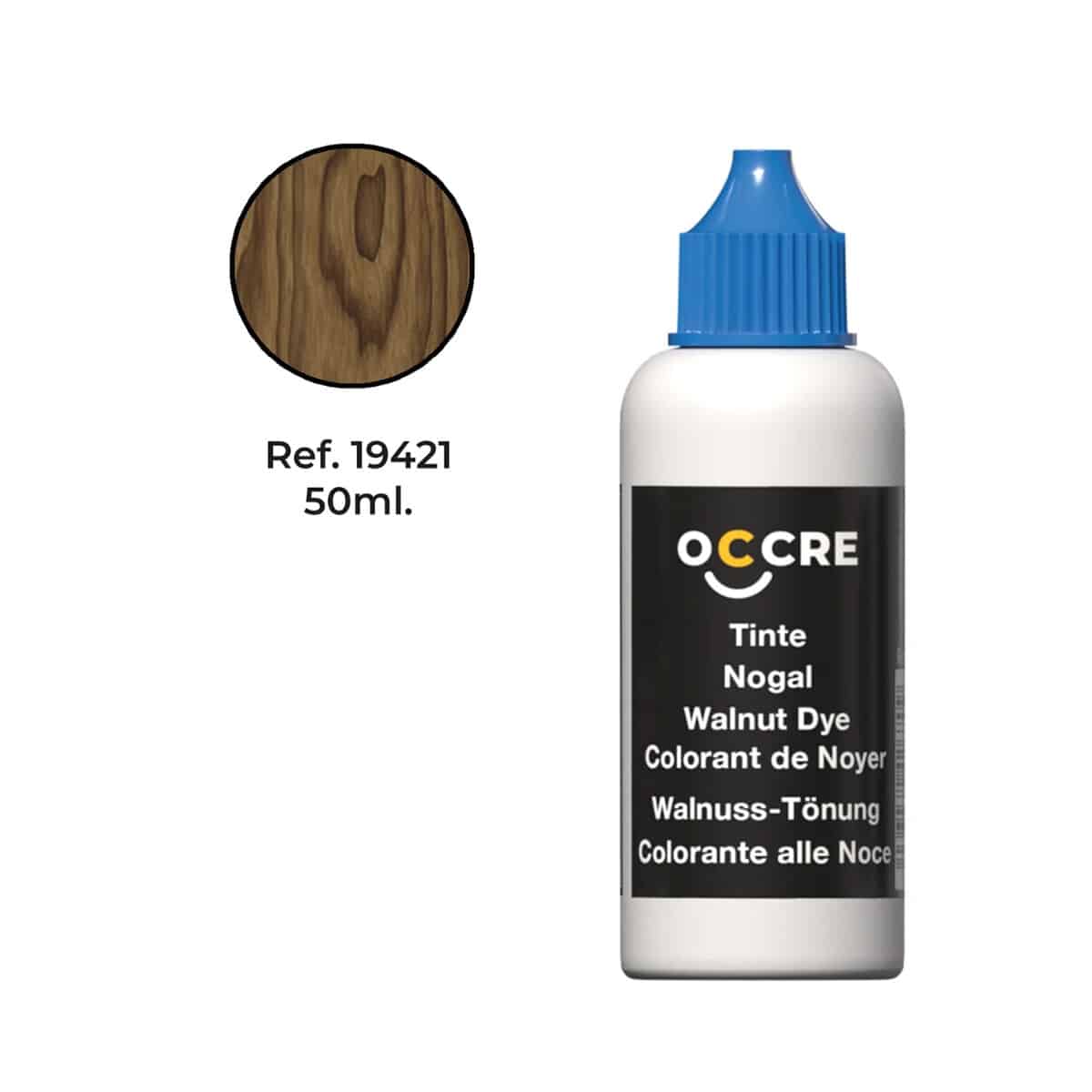 OcCre 19421 Walnut Dye Stain 50ml