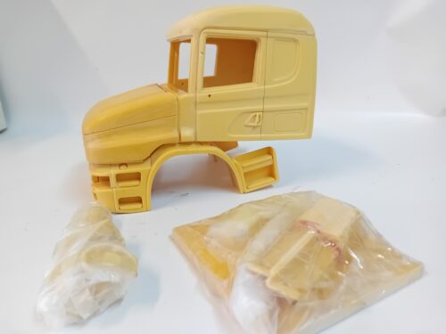 Scania CT19 Hauber resin cabin for Wedico trucks 1:16 Samo Cabins