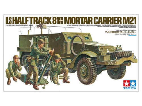 TAMIYA 35083 US Half track 81mm mortar carrier M21