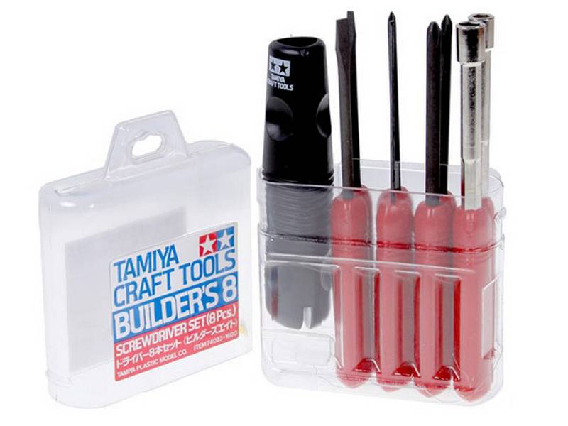 TAMIYA 74023 Gereedschapsset 8 delig