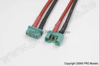 Verlengkabel MPX, silicone kabel 14AWG