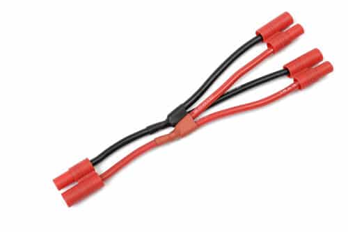 Y-kabel parallel 3.5mm goudstekker