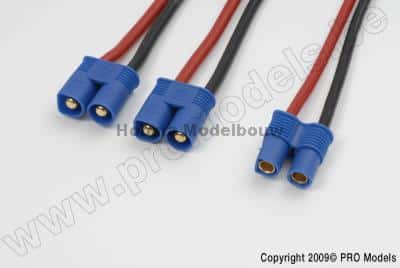Y-kabel parallel E-Flite, silicone kab