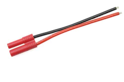 4,0 mm connector goudstekker Man silicone kabe