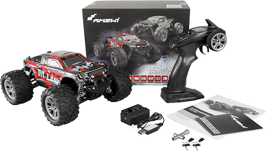 Amewi 22622 M-Land Monstertruck 48km/h 4WD 1:16 RTR rood