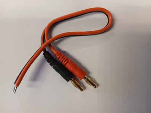 Bananen connector stekker 4 mm met kabel