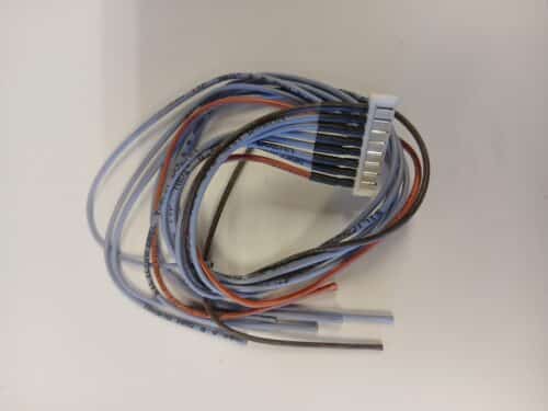 lipo stekker conector Sensorkabel man 8 polig ciliconedraad 30 cm