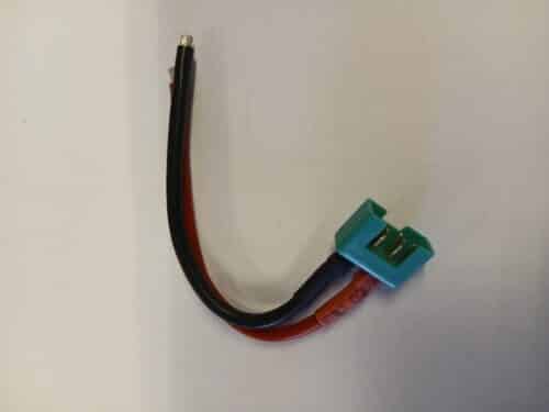 MPX connector goudstekker vrouw silicone kabel