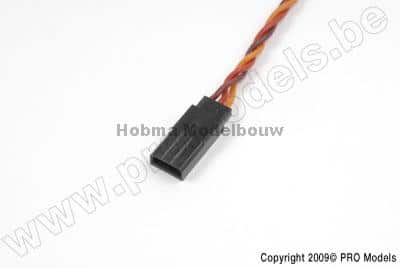 Servo connector stekker met kabel verdrild