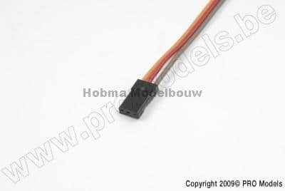 Servo connerctor stekker met kabel JR/Hitec, Man 60 cm
